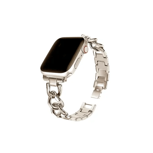 古巴鏈不鏽鋼Apple Watch 錶帶
