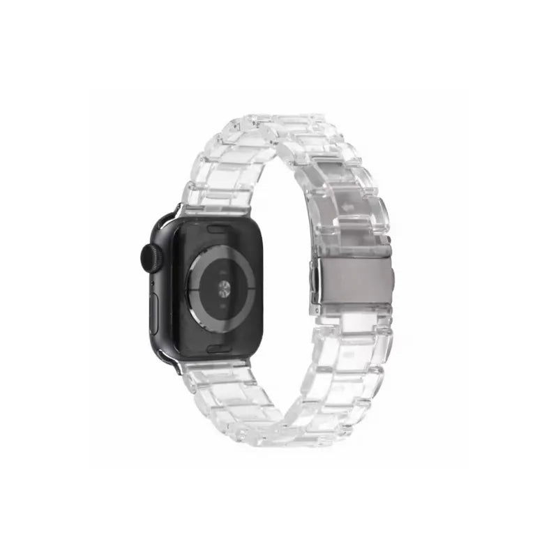 透明剔透感冰川Apple Watch 蝴蝶扣錶帶