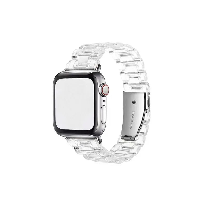 透明剔透感冰川Apple Watch 蝴蝶扣錶帶