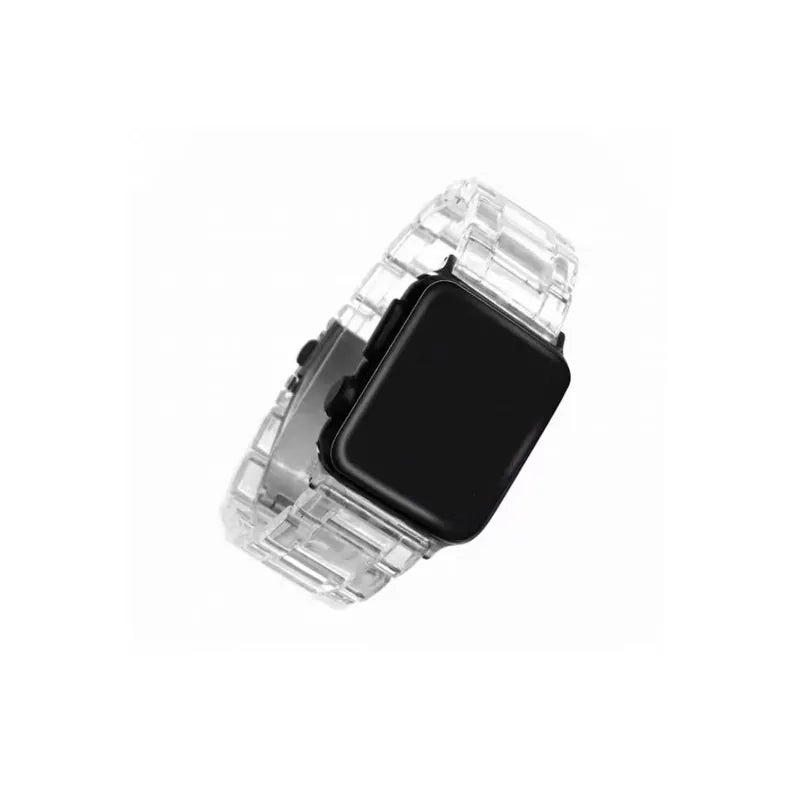 透明剔透感冰川Apple Watch 蝴蝶扣錶帶