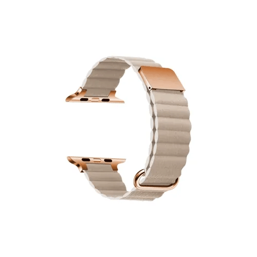 磁吸荔枝皮革Apple Watch 錶帶