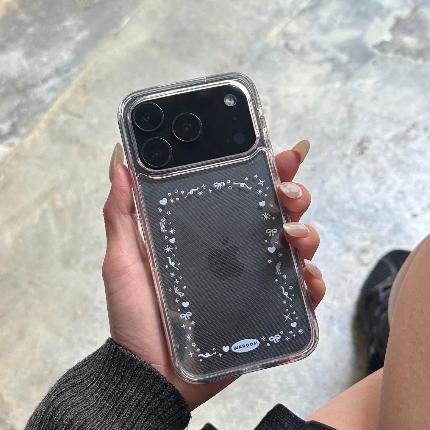 Frame Symbol｜可拆卸背板透明手機保護殼