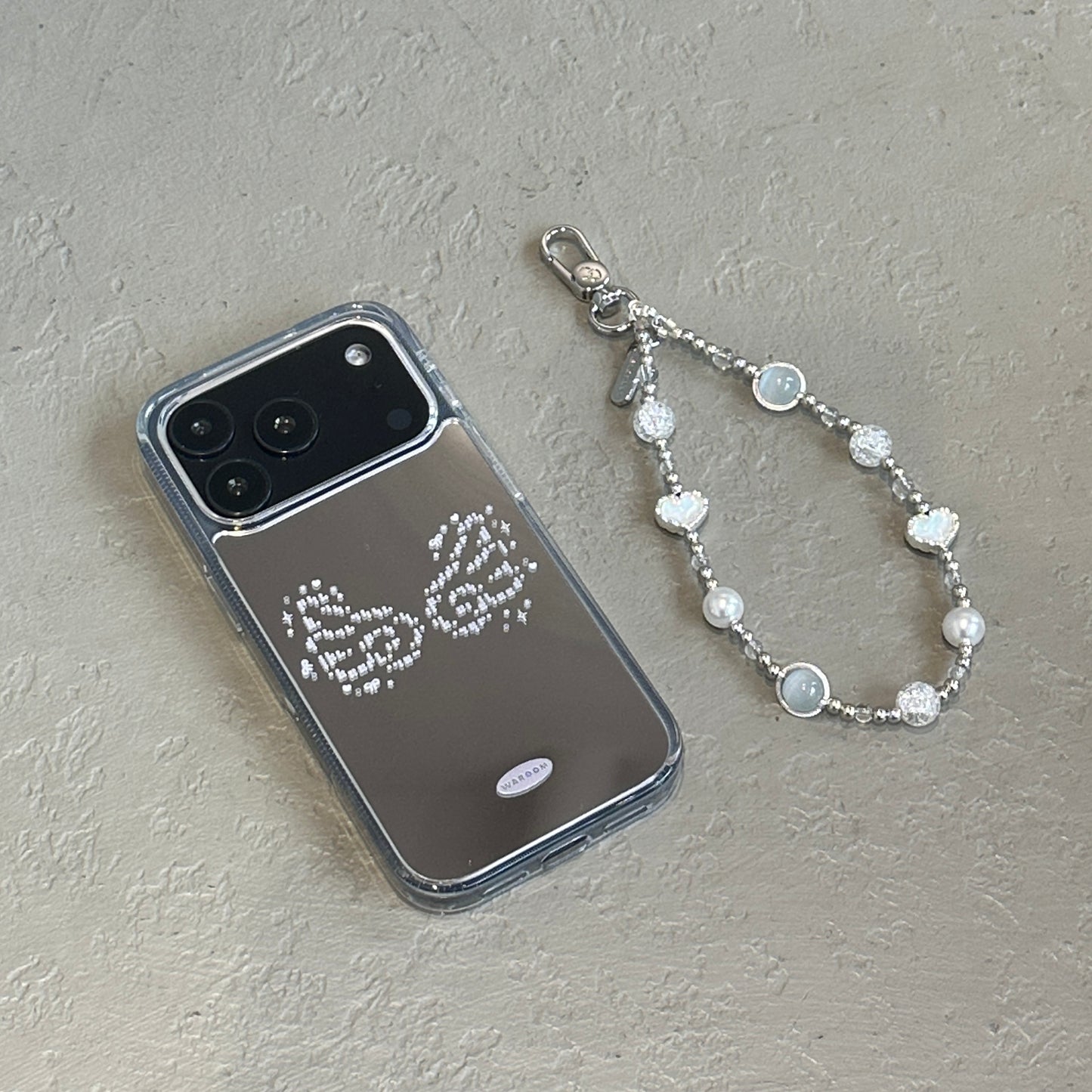 Winglight Stardust｜可拆卸鏡面背板透明手機保護殼