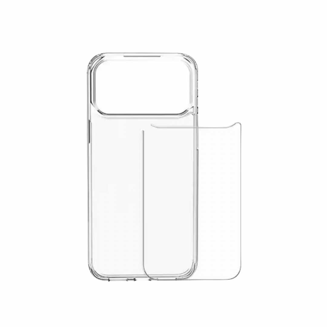 【自選訂製】可拆卸透明背板透明手機保護殼