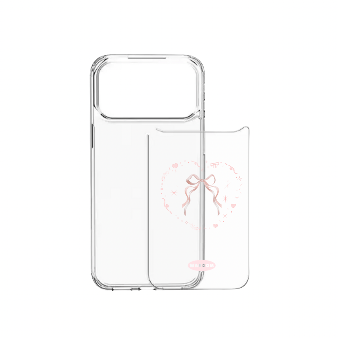 Heart Symbol｜可拆卸背板透明手機保護殼