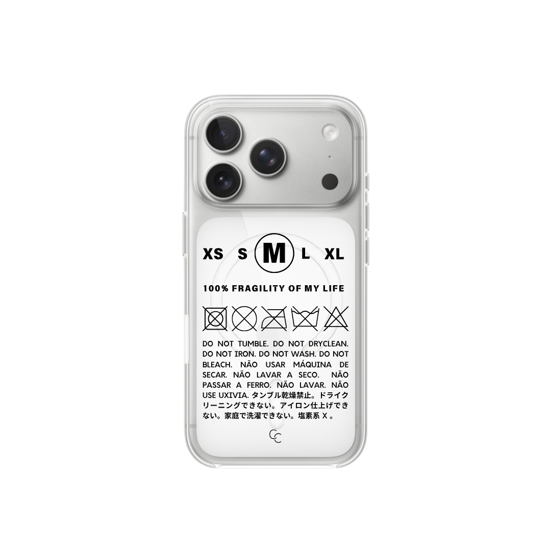 100% Fragility of my life｜MagSafe 磁吸換板手機殼