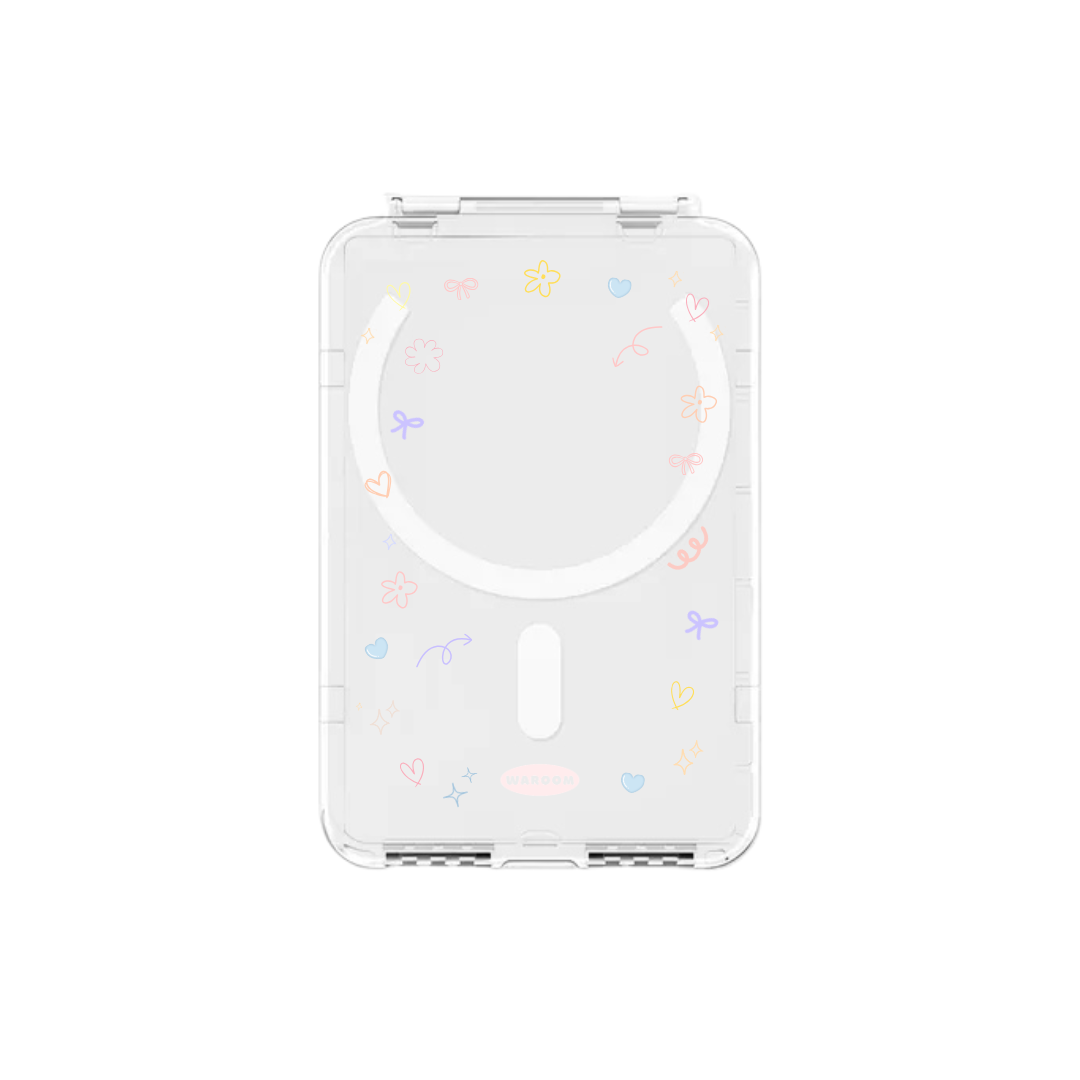 Spring Frame｜超輕透不發黃MagSafe 卡夾支架二合一