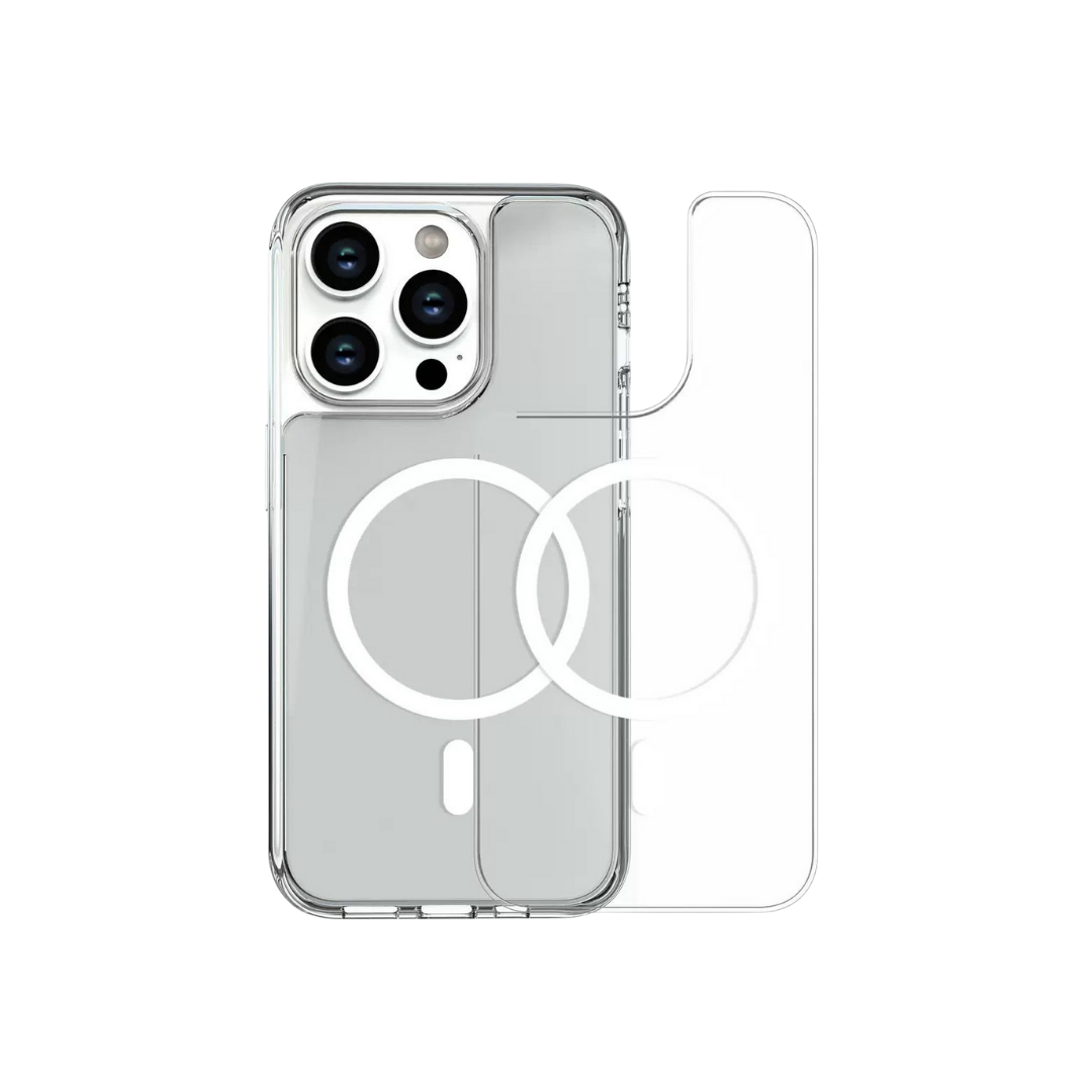 【自選訂製】可拆卸透明背板透明手機保護殼