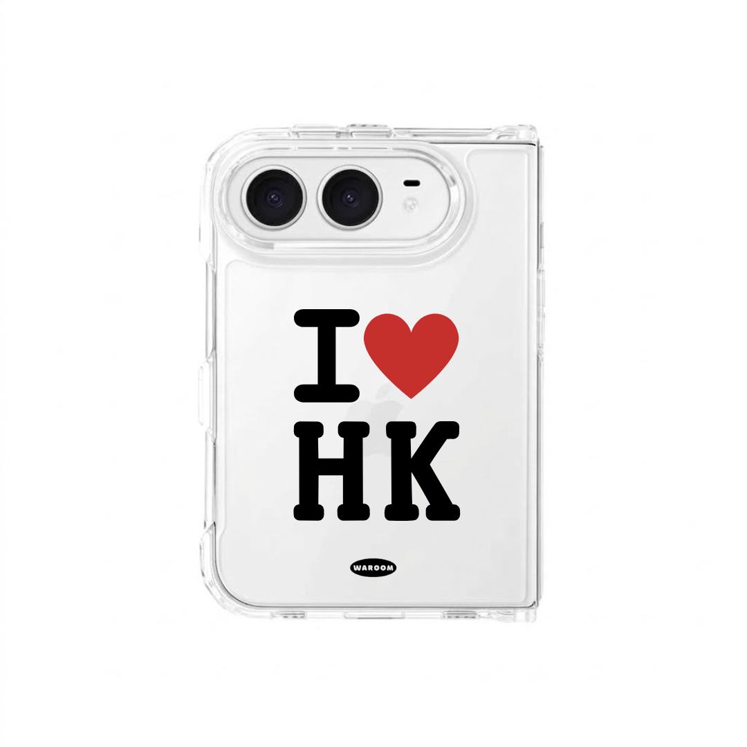 I ‪‪❤︎‬‬ HK｜全透明不發黃背板防摔手機保護殼